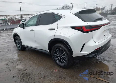 2025 Lexus Nx 350 Premium from USA, damaged, VIN 2T2GGCEZ8SC083717